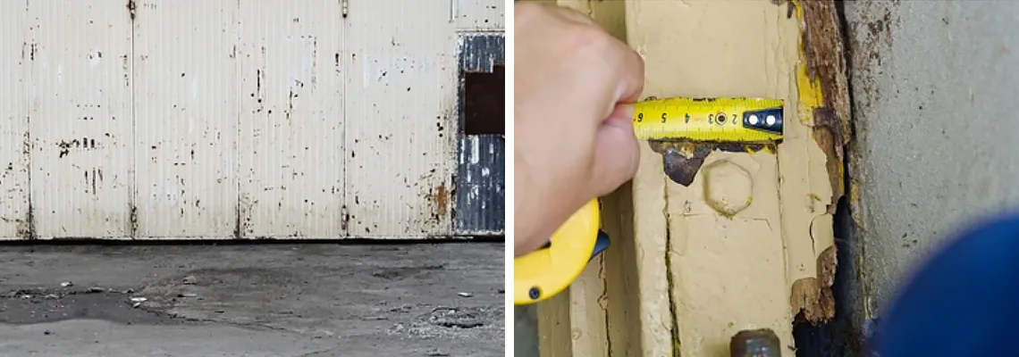 Lift Master Rusty Garage Doors in Tallahassee, Florida